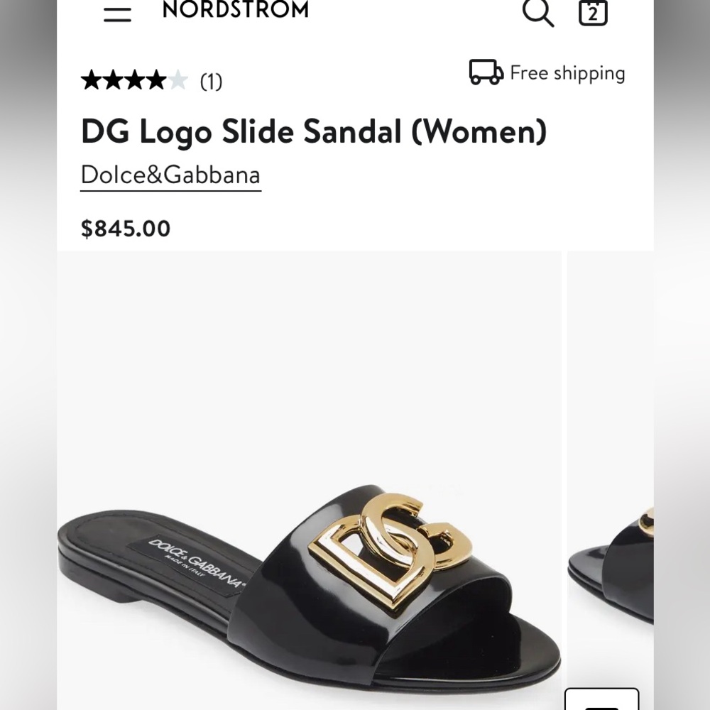 D&G logo patent leather sandals size 41 - Picture 14 of 14